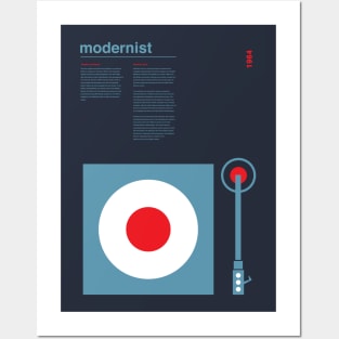 Modernist Turntable Posters and Art